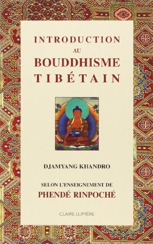 Introduction au bouddhisme tibétain : Selon l'enseignement de Phendé Rinpoché - Djamyang Khandro - Livre