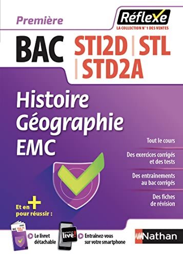 Histoire-géographie - 1re STI2D-STL-STD2A - Alexandra Monot - Livre