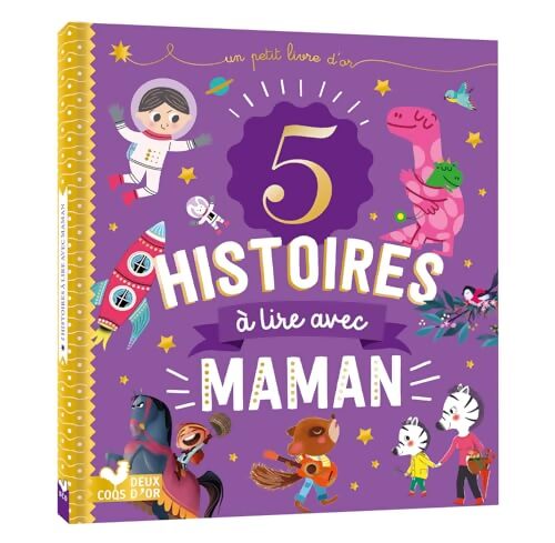 5 histoires à lire avec maman - Aurélie Desfour - Livre