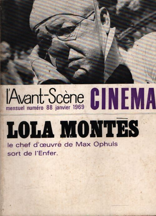L'avant-scène cinéma n°88 : Lola Montès - Collectif - Livre