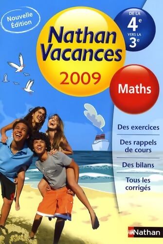 Maths de la 4e vers la 3e Nathan vacances - Olivier Revil - Livre