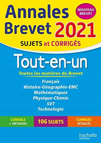 Annales Brevet 2021 Tout-en-Un - Brigitte Réauté - Livre