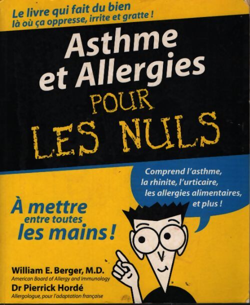 Asthme et allergie pour les nuls - William E. Berger - Livre