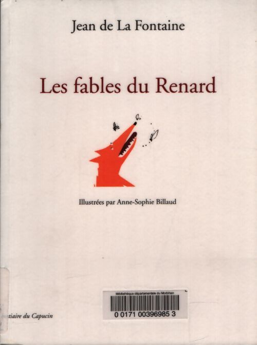 Les fables du renard - Jean De La Fontaine - Livre