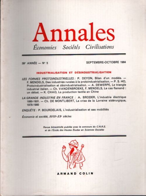 Annales 39e année n°5 - Collectif - Livre
