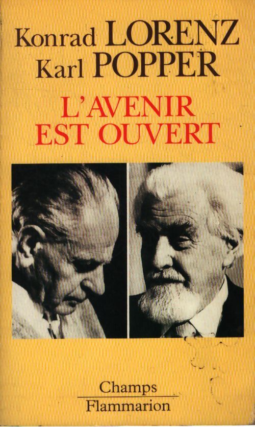 L'avenir est ouvert - Karl Popper, Konrad Lorenz - Livre