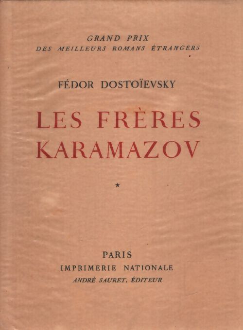 Les frères Karamazov Tome I - Fedor Dostoïevski - Livre