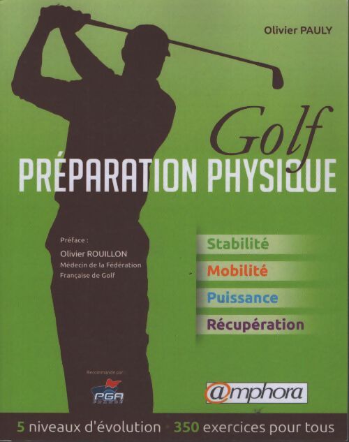 Golf préparation physique - Olivier Pauly - Livre