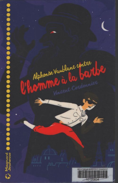 Alphonse vaublanc contre l'homme à la barbe - Vincent Cordonnier - Livre