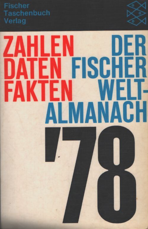 Der fischer weltalmanach 1978 - Collectif - Livre