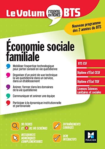 Le Volum' BTS - ESF - économie sociale familiale - Benoît Godiard - Livre