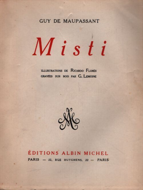 Misti - Guy De Maupassant - Livre