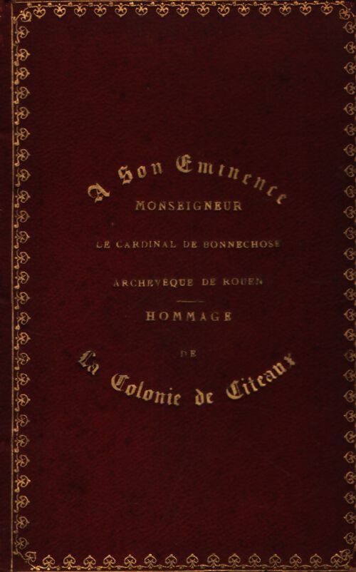 Colonie de Citeaux - L.C Michel - Livre