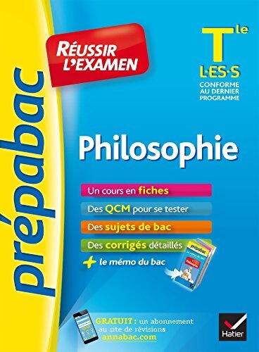 Philosophie Terminale L ES S - Prépabac Réussir l'examen - Stéphane Vial - Livre