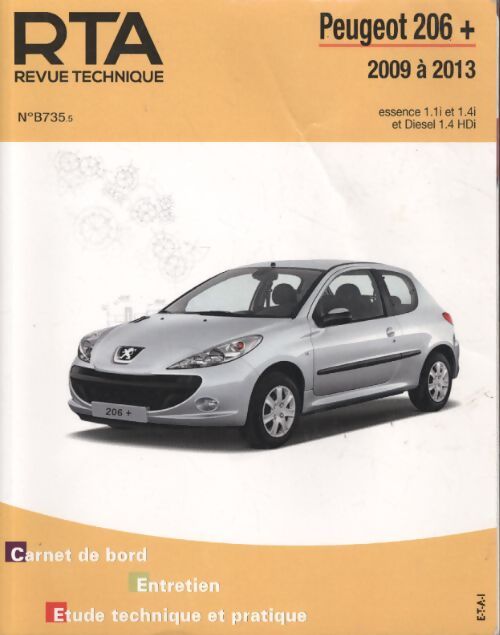 Rta b735 peugeot 206 + 03/2009> ess + 1. 4 hdi - Etai - Livre