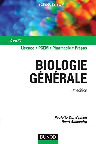 Biologie générale - Henri Alexandre - Livre