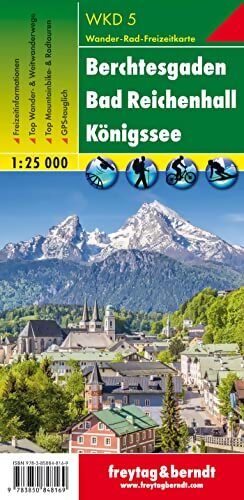 Carte de randonnée : Berchtesgaden Bad Reichenhall Königssee - Cartes Freytag - Livre