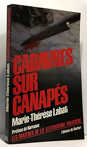 Cadavres sur canapes - Marie-Thérèse Labat - Livre