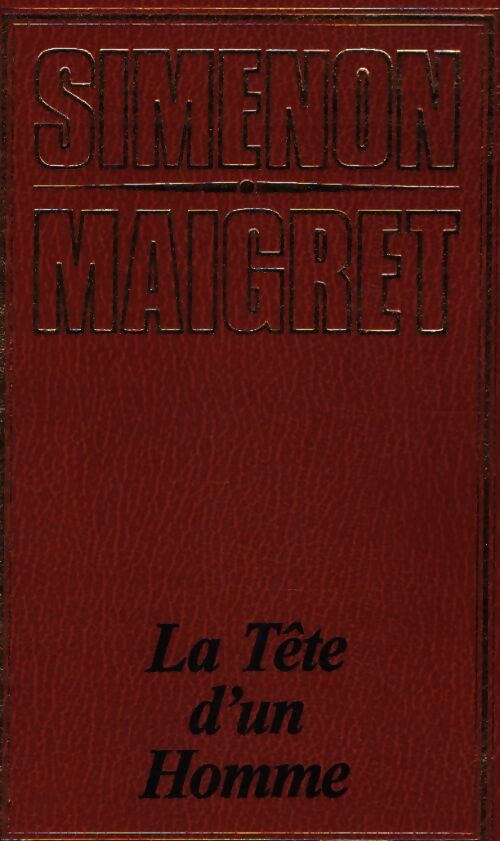 La tête d'un homme - Georges Simenon - Livre
