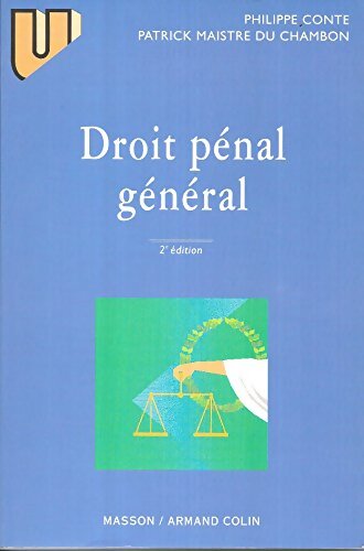 Droit pénal général - Philippe Conte - Livre