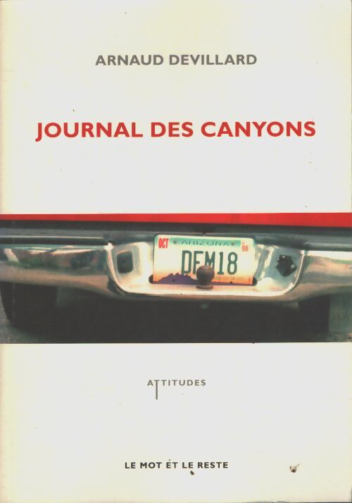 Journal des canyons - Arnaud Devillard - Livre