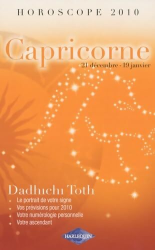 Capricorne - Dadhichi Toth - Livre