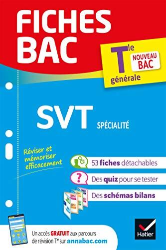 Fiches bac SVT Terminale . Bac 2024 : Nouveau programme de Terminale - Collectif - Livre