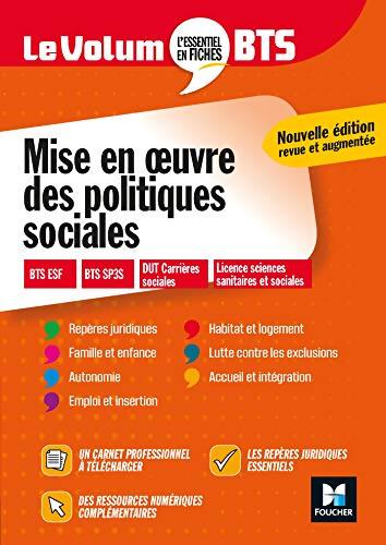 Le Volum' BTS - Mise en oeuvre des politiques sociales - Révision - Vincent Chevreux - Livre