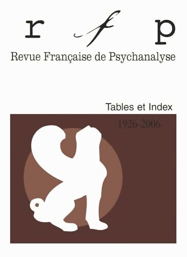 RFP. Tables et index 1926 2006 - Collectif - Livre