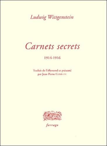Carnets secrets 1914-1916 - Ludwig Wittgenstein - Livre