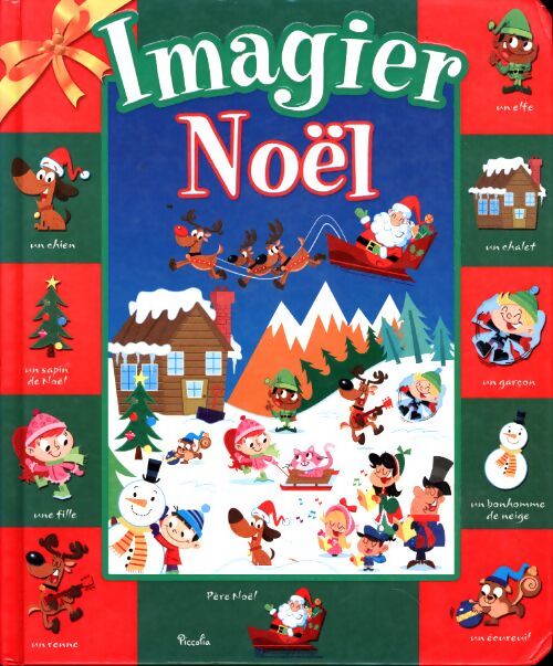 Imagier noël - Piccolia - Livre