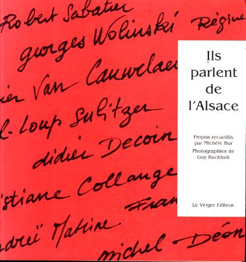 Ils parlent de L'Alsace - Collectif - Livre