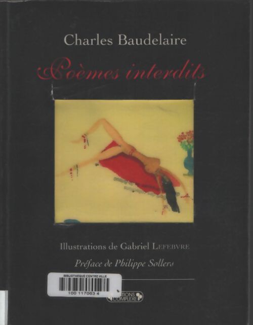 Poèmes interdits - Charles Baudelaire - Livre