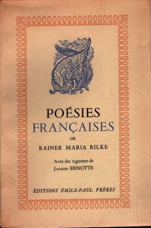 Poésies françaises - Rainer Maria Rilke - Livre