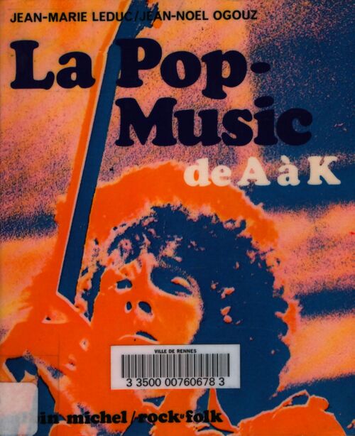 La pop-musique de Aà K - Jean-Marie Leduc - Livre