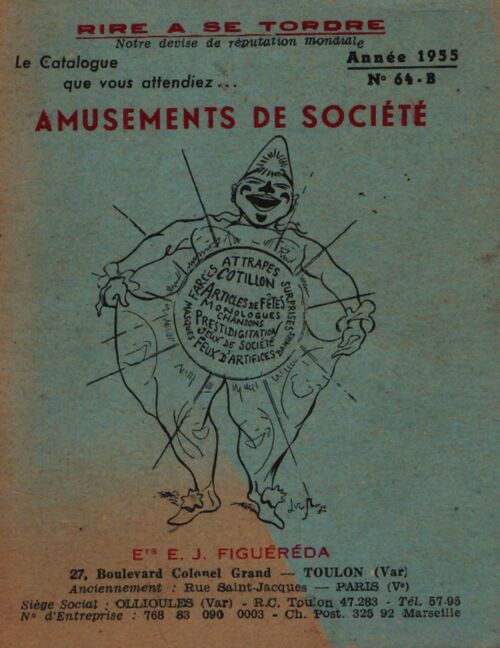 Rire à se tordre n°64-B : Amusements de société - Figuéréda - Livre