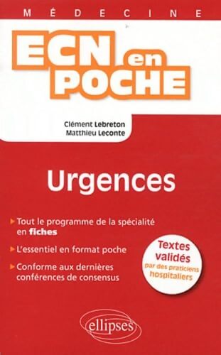 Urgences - Clément Lebreton - Livre