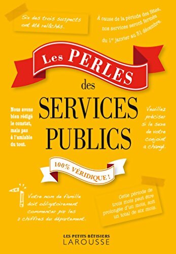 Les Perles des services publics - Collectif - Livre