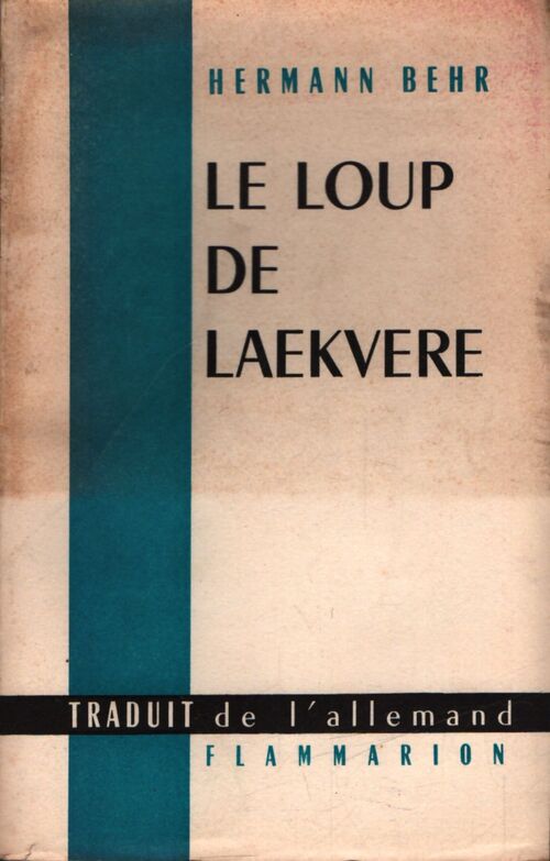 Le loup de Laekvere - Hermann Behr - Livre
