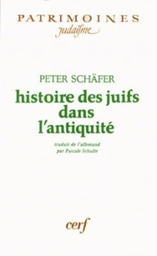 Histoire des Juifs dans l'Antiquité - Peter Schäfer - Livre