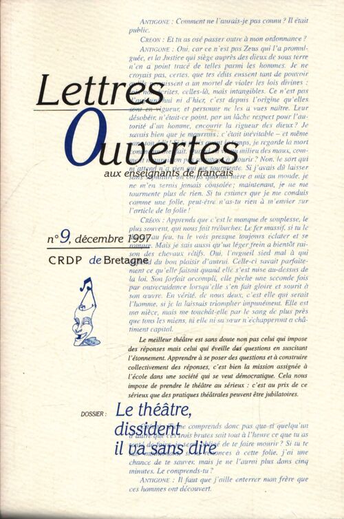 Lettres ouvertes aux enseignants de français n°9 - Collectif - Livre