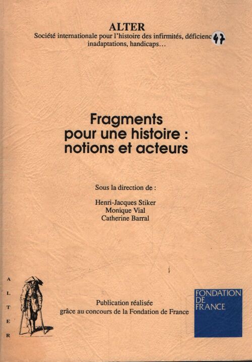 Fragments pour une histoire : Notions et acteurs - Collectif - Livre