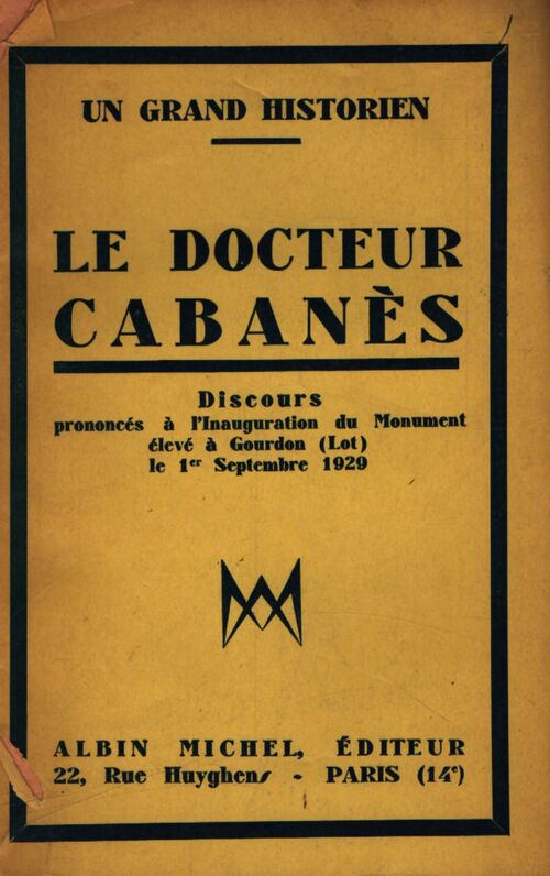 Le docteur cabanès - Docteur cabanès - Livre