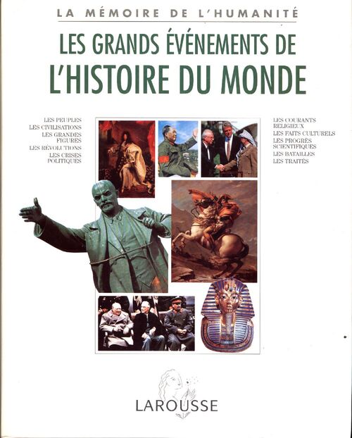 Les grands événements de l'histoire du monde - Collectif - Livre