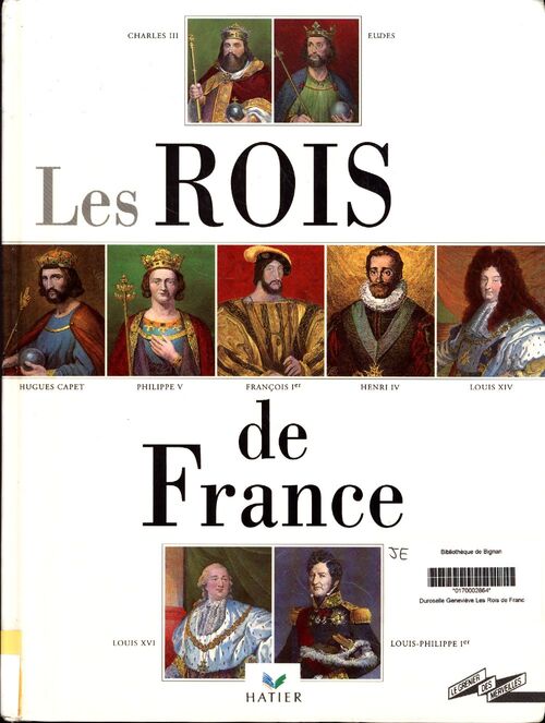 Les rois de France - Denys Prache - Livre