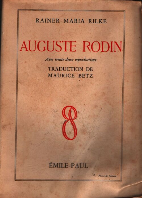 Auguste Rodin - Rainer Maria Rilke - Livre