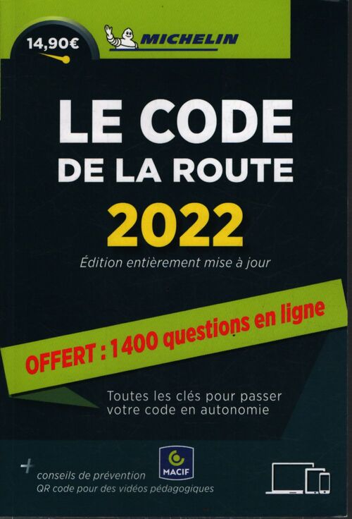 Code de la route michelin 2022 - Manufacture Française Des Pneumatiques Michelin - Livre