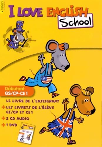I love English school débutant gs/cp-ce1 : Le kit enseignant - Collectif - Livre