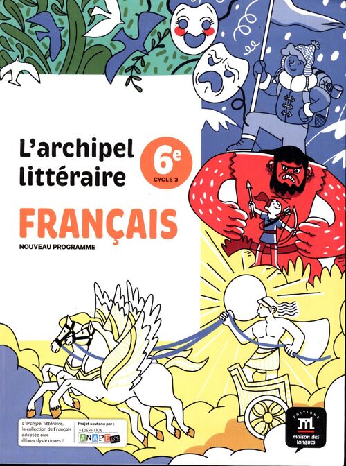 L'archipel littéraire français 6e - Collectif - Livre