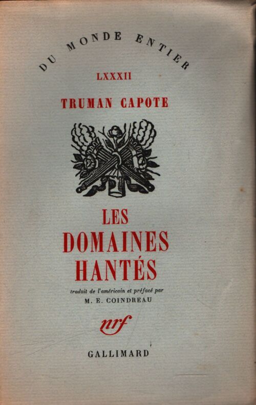 Les domaines hantés - Truman Capote - Livre